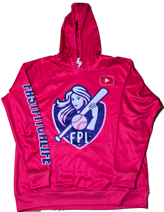 PINK FASTPITCHLIFE HOODIE